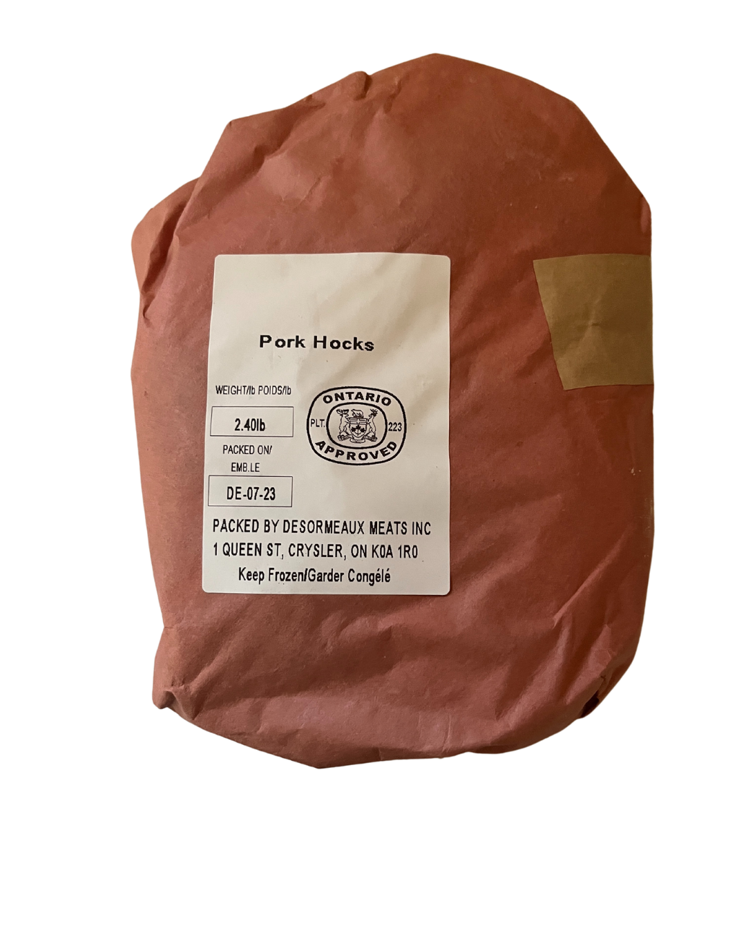 Pastured Pork Hocks by Dalmeny Acres