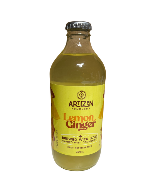 Lemon Ginger Kombucha by Artizen Kombucha