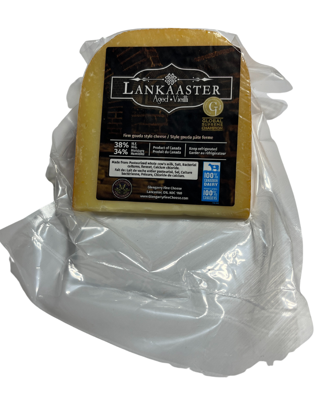 Lankaaster Aged Gouda Style Cheese by Glengarry Fine Cheese