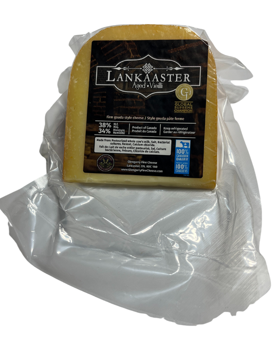 Lankaaster Aged Gouda Style Cheese by Glengarry Fine Cheese