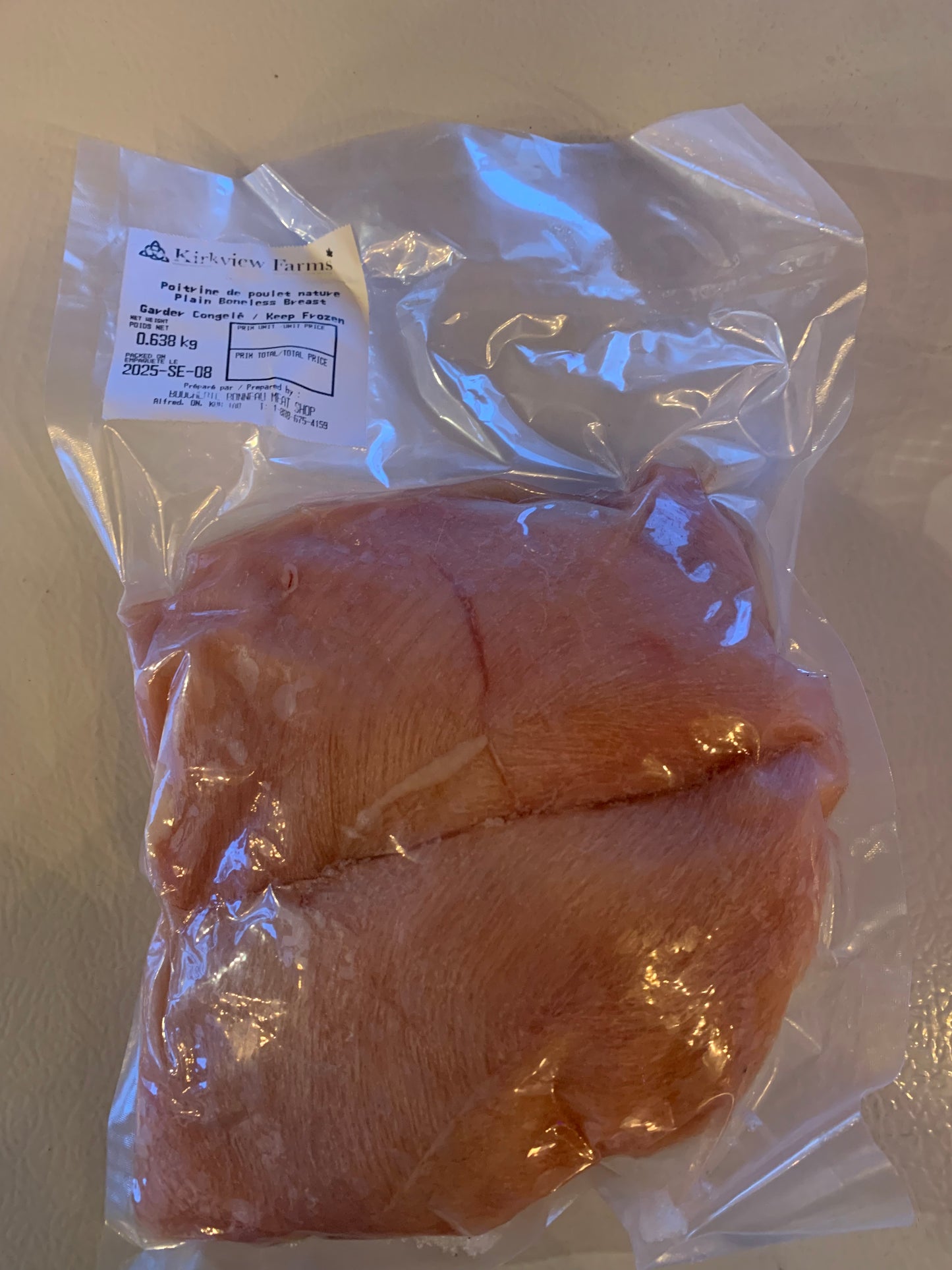 Boneless, Skinless Chicken Breast by Kirkview Farms