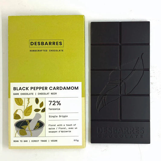 Black Pepper Cardamom by Desbarres Chocolate