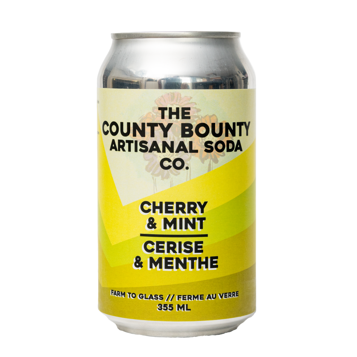 Sour Cherry & Mint Soda by The County Bounty Artisanal Soda Co.