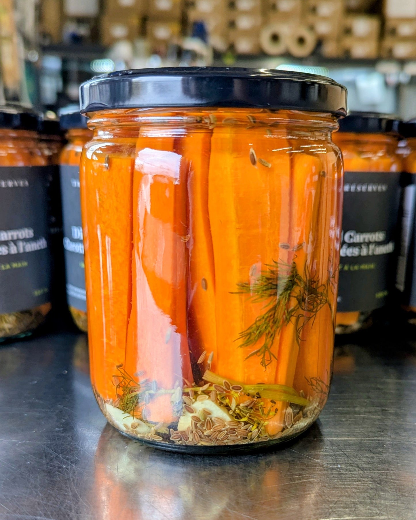 Dill Pickled Carrots by Top Shelf Preserves