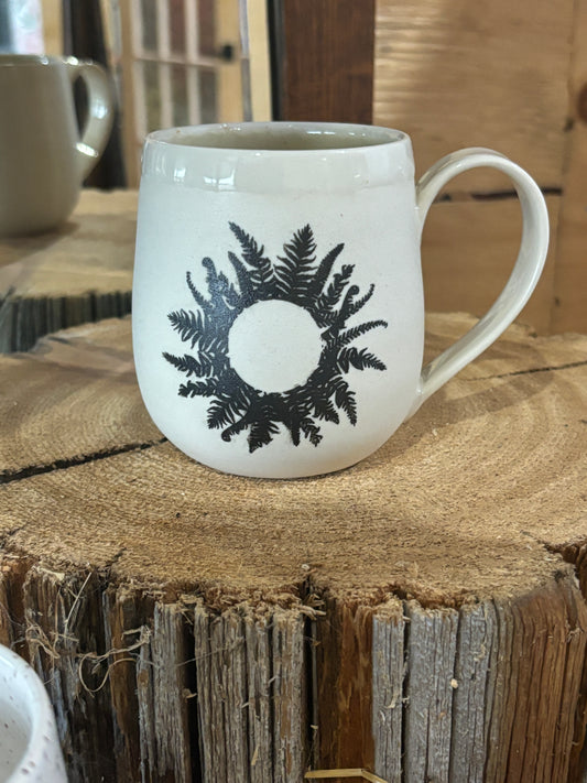 Floral Wreath Mug by Fika Ceramics