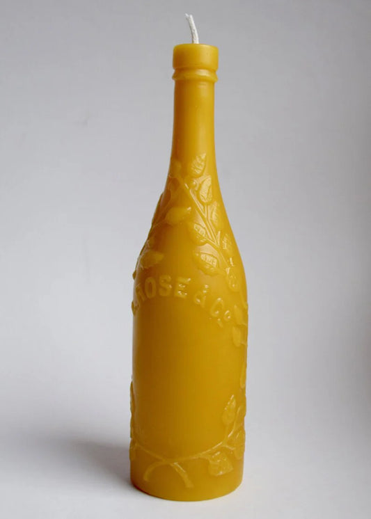 Antique Lime Juice Bottle Candle by The Wax Studio