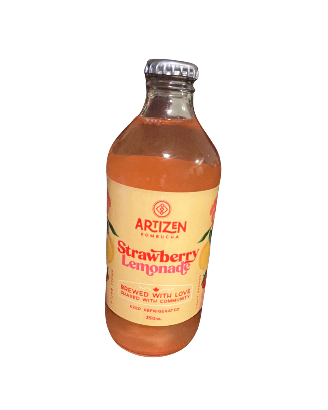 Strawberry Lemonade Kombucha by Artizen Kombucha