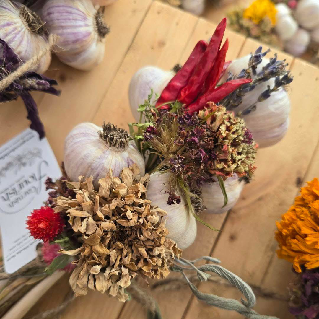 Decorated Garlic Braid by Garnish with Flourish
