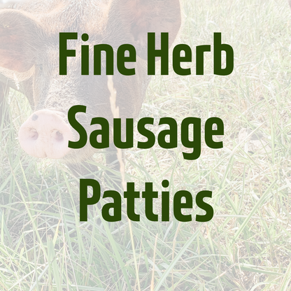 Fine Herb Sausages Patties by Dalmeny Acres