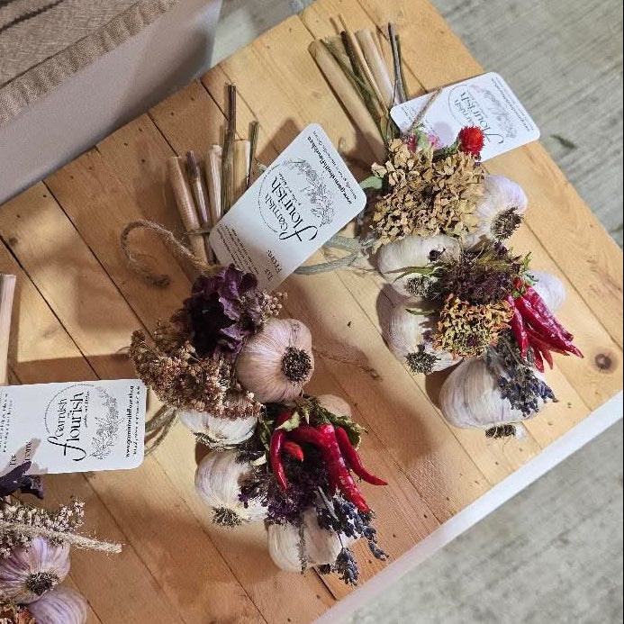 Decorated Garlic Braid by Garnish with Flourish