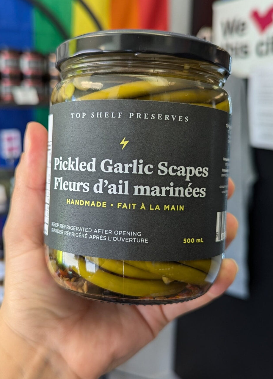 Pickles Garlic Scapes by Top Shelf Preserves
