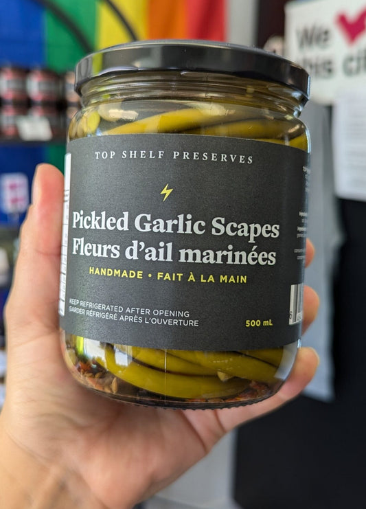 Pickles Garlic Scapes by Top Shelf Preserves