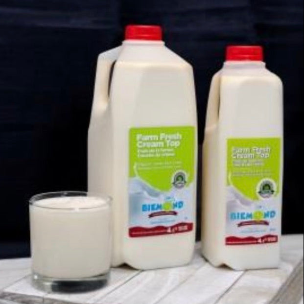 Organic Cream Top 4.3% Milk by Upper Canada Creamery