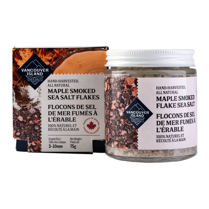Maple Smoked Sea Salt Flakes by Vancouver Island Sea Salt