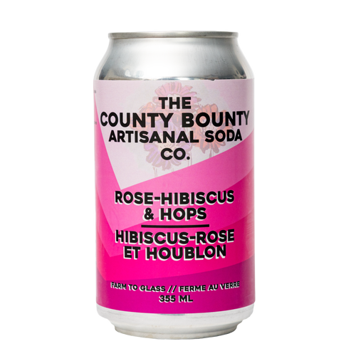 Rose-Hibiscus Hops Soda by The County Bounty Artisanal Soda Co.