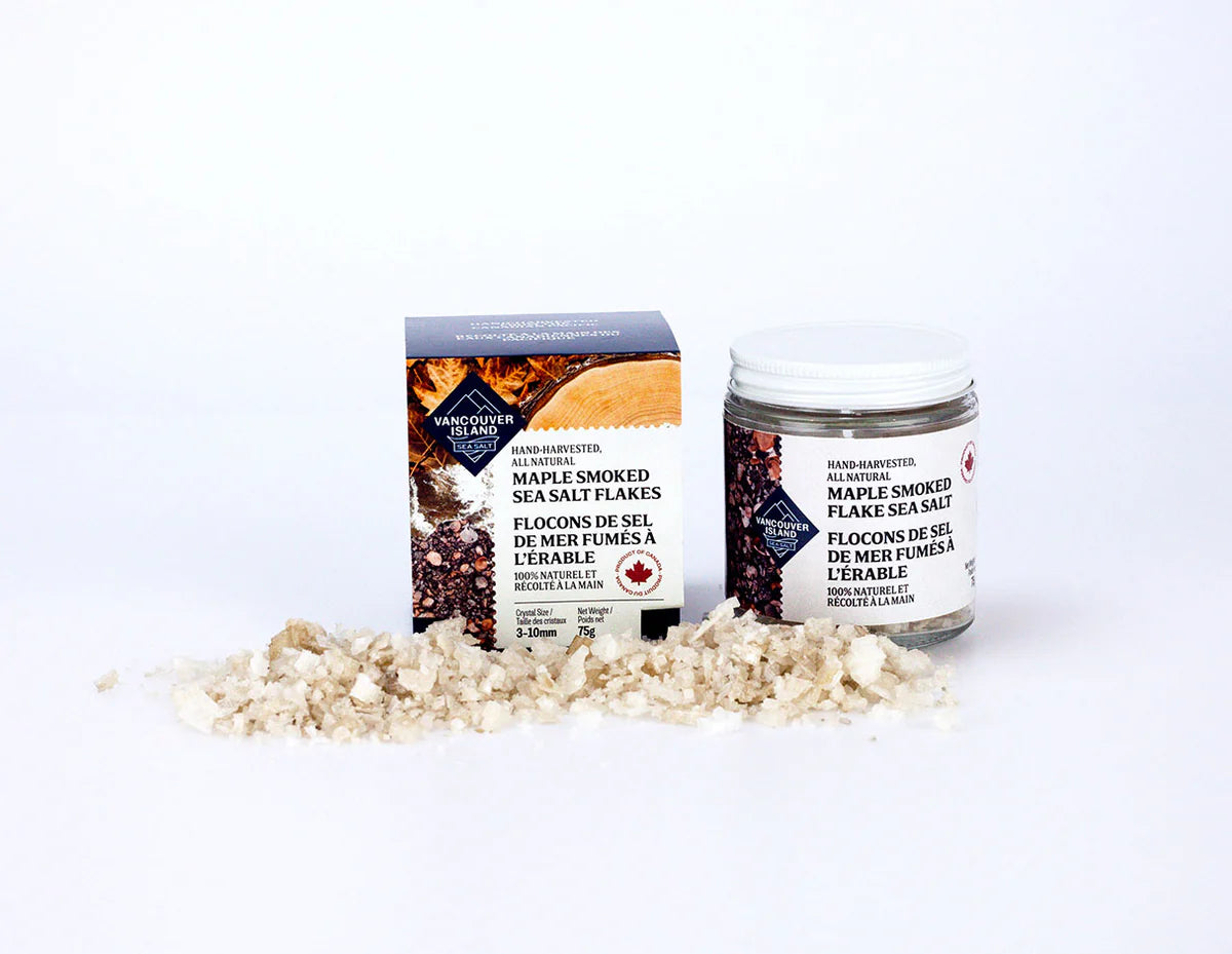 Maple Smoked Sea Salt Flakes by Vancouver Island Sea Salt